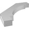 Ekena Millwork 4-in. W x 32-in. D x 36-in. H Merced Architectural Grade PVC Knee Brace BRCP04X32X36MRC - alternate 5